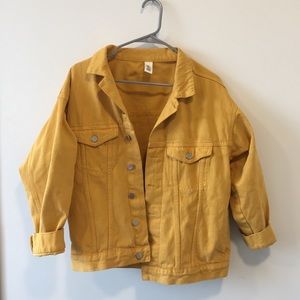 Mustard Denim Jacket